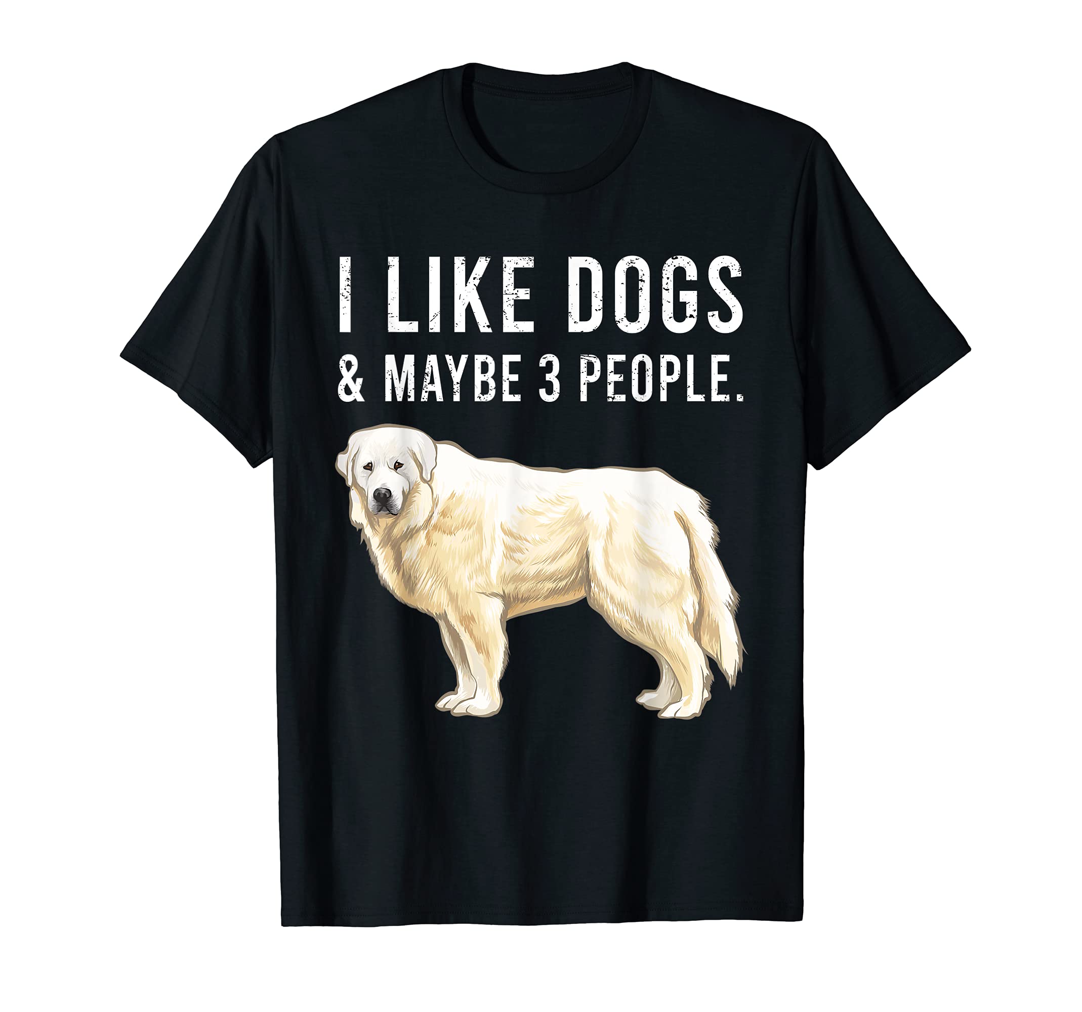 Funny I Like Great Pyrenee Dogs And Maybe 3 People T-Shirt