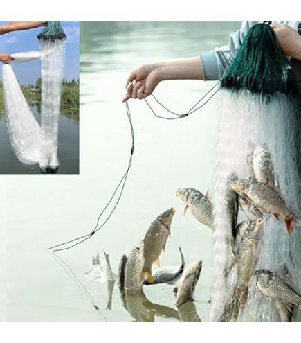 Amazon.com: SUNMME Fishing Net Multi Size Fishing Net Trap Mesh Luminous Bead Netting Sea Fish Net Tackle Design Copper Shoal Cast Gill Feeder for Fishing Trap Fishing : Sports & Outdoors Amazon.com: SUNMME Fishing Net Multi Size Fishing Net Trap Mesh Luminous Bead Netting Sea Fish Net Tackle Design Copper Shoal Cast Gill Feeder for Fishing Trap Fishing : Sports & Outdoors