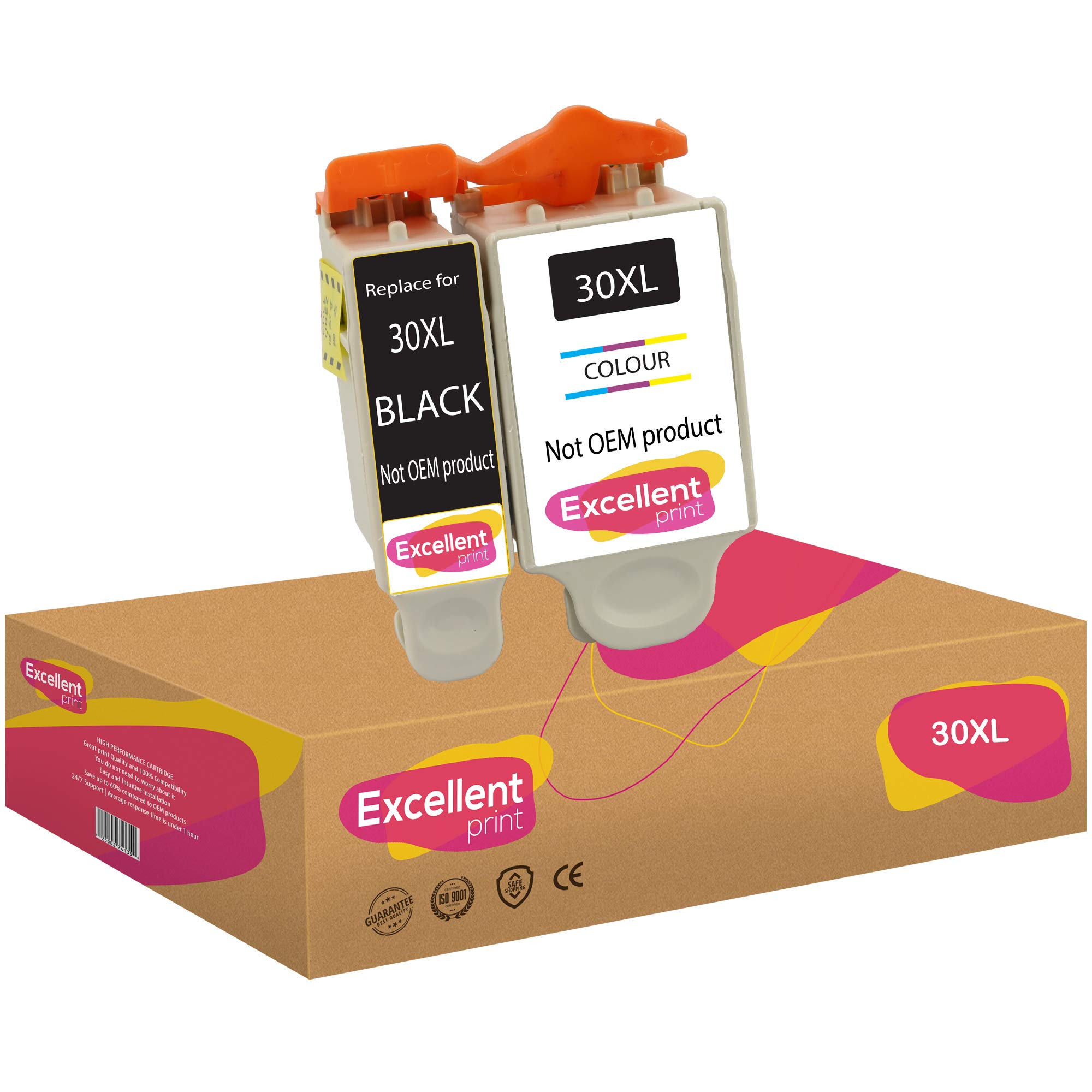 Excellent Print 30XL 30B 30CL Compatible Ink Cartridges for Kodak Hero 3.1 ESP C110 3.2