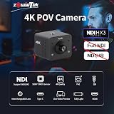Zowietek 4K NDI HX3 POV Camera PoE HDMI SDI RTSP RTMP SRT Webcam YouTube Live view 2