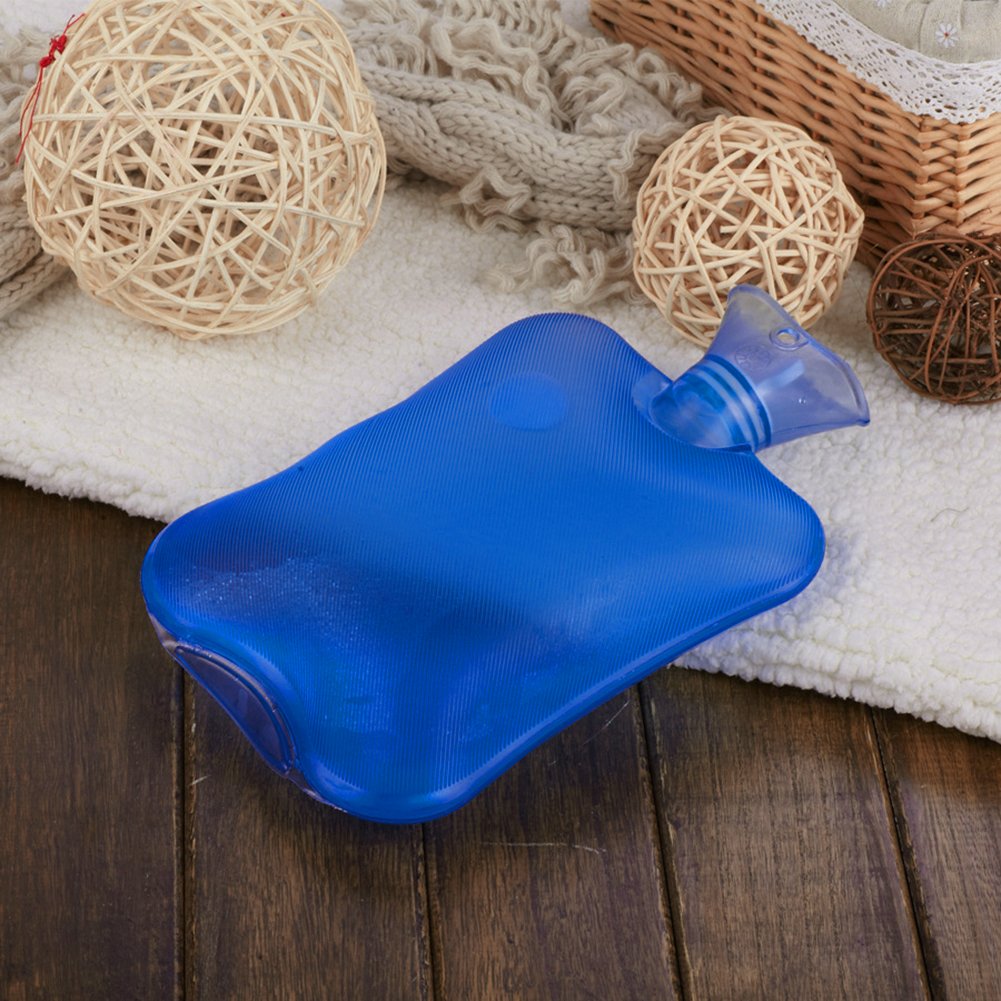 Attmu Classic Rubber Transparent Hot Water Bottle 2 Liter with Knit Cover Blue 672994030303 eBay