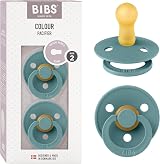 BIBS Colour Soother 2-Pack Pacifier Size 2 Natural Rubber Denmark Island Sea