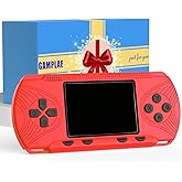 Handheld Games for Kids - Kids Video Game Player Preloaded 258 Retro Video Games, Portable Gaming Player with 3 Cartridges & 3" HD Screen Travel Electronic Toy Birthday Xmas Gift for Boys Kids 4-12