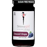 Skinnygirl Sugar Free Kosher Preserves, Concord Grape, 10 Ounce