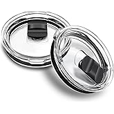 HAILIWEI 30 oz Tumbler Lid - Replacement Lid, Compatible for YETI 30/32 oz Tumbler, 14 oz Mug and 35/42 oz Straw Mug, Travel Spill-Proof Cup Lids Covers with Magnetic Slider Switch, BPA Free