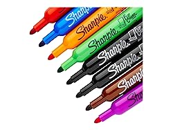 Sharpie Flip Chart Markers, Bullet Tip, Assorted