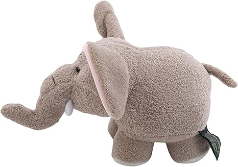 Amazon Modmhb ぬいぐるみ ゾウ カバ 人形 かわいい ふわふわ アニマル 部屋飾り お誕生日 プレゼント ライトブラウン 象 インテリア オンライン通販