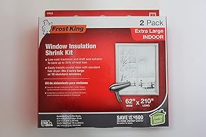 THERMWELL Frost King Extra Large Window Insulation Kit - 2 Pak