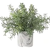 Hollyone Faux Plants Indoor Artificial Mini Potted Plants Plastic Green Plant Small Fake Plants Eucalyptus Decor in Pots for Home Table Room Bathroom Decor