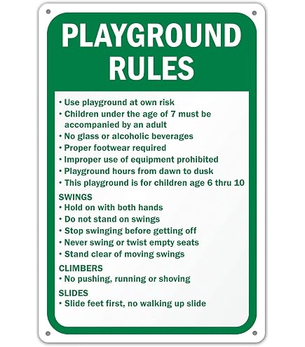 Sigo Signs 'Not A Playground' Keep Out Sign - 18x18 Inch Durable Outdoor HDPE Sign, Made In USA - View #6