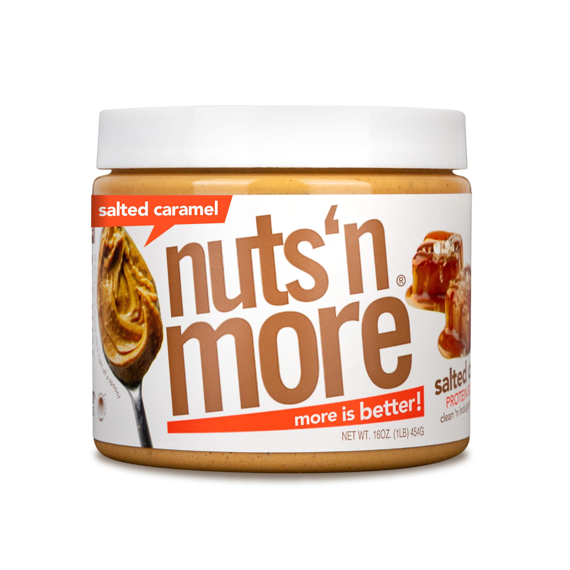 Nuts 'N More Salted Caramel Peanut Butter Spread, All Natural High