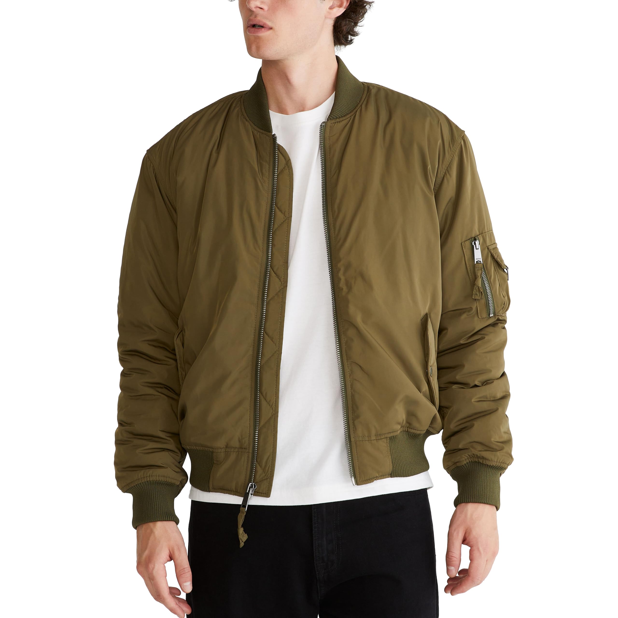 FLIGHT BOMBER JACKET, OLIVE NIGHT, XL