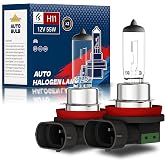 OKOENIEO H11 Headlight Bulbs, 12V 55W, 4000 Lumens, 3800K, Halogen Light Bulbs, No Glare, Headlight Bulbs High and Low Beam, Fog Light Bulb,Head Light Bulb for Car, Pack of 2
