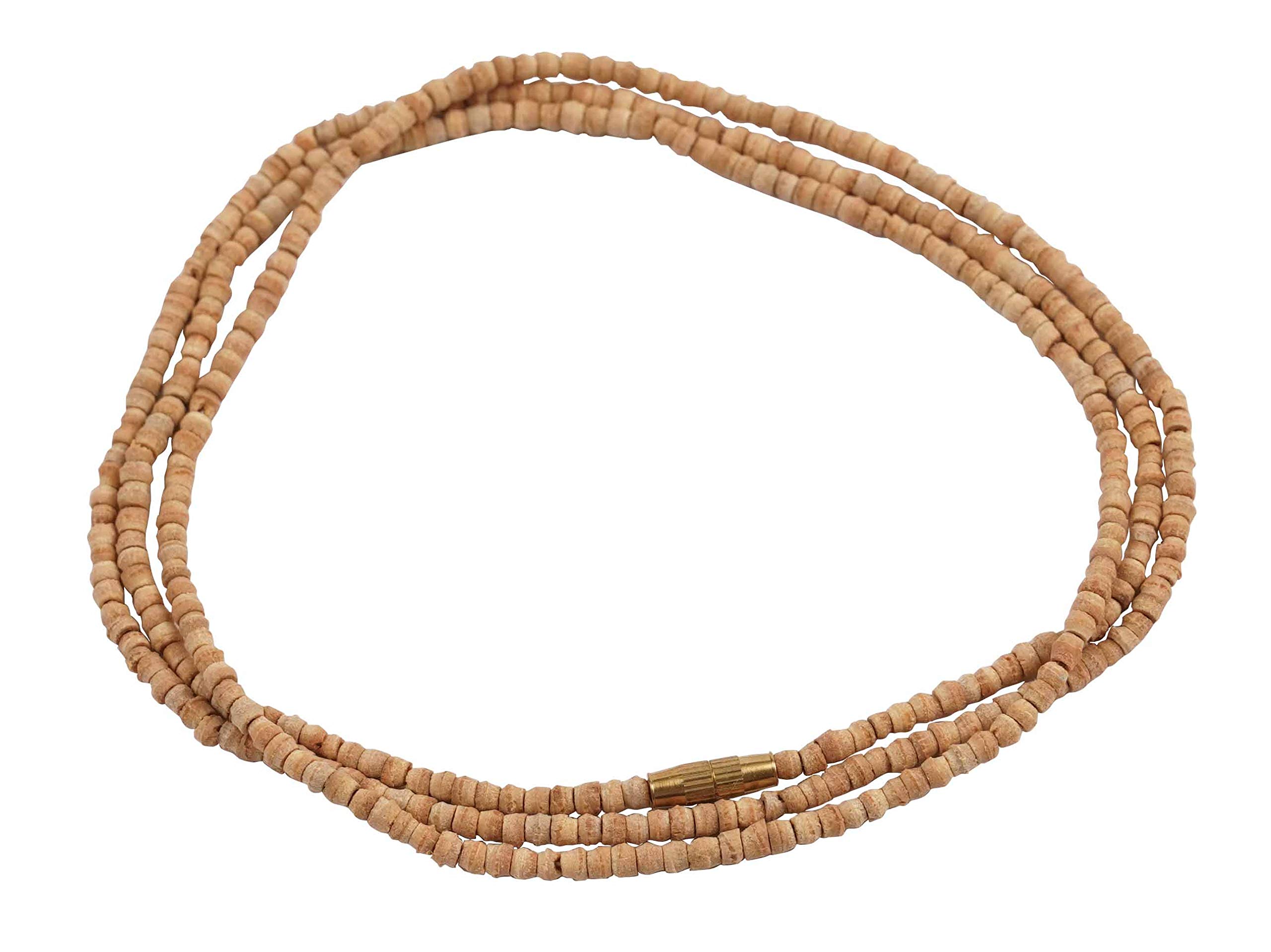 IBA Indianbeautifulart Hand Knotted Holy Basil Mini Tulsi Beads Necklace Beads (2mm)