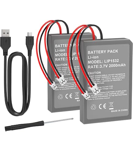 Amazon.com: OSTENT 3.7V 1000mAh Rechargeable Li-ion Battery Pack