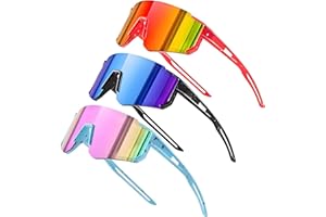 Kids Sunglasses for Boys Girls, UV400 Protection Goggles Youth Sports Sunglasses for Baseball Cycling Climbing