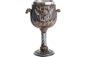 Pacific Giftware Viking Warrior Ship Ceremonial Chalice Cup 8oz Wine Goblet