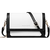SENDEFN Small Crossbody Bags for Women Leather Cell Phone Purse Wallet with ID window and Card Slots