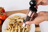 Cole & Mason Horsham Copper Pepper Mill 5 Settings Mess Free Inverta 154mm view 7