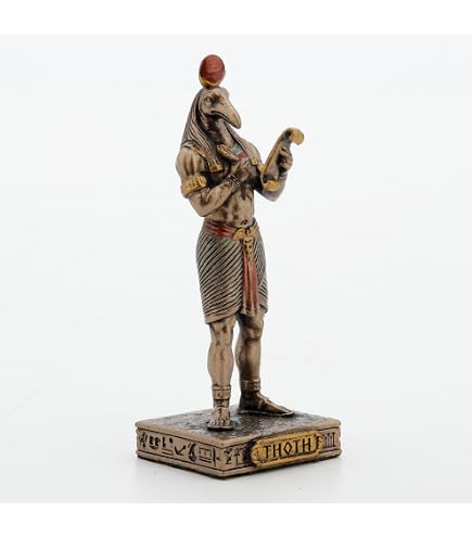 Amazon.com: Ebros Egyptian God Ibis Headed Thoth Holding was and