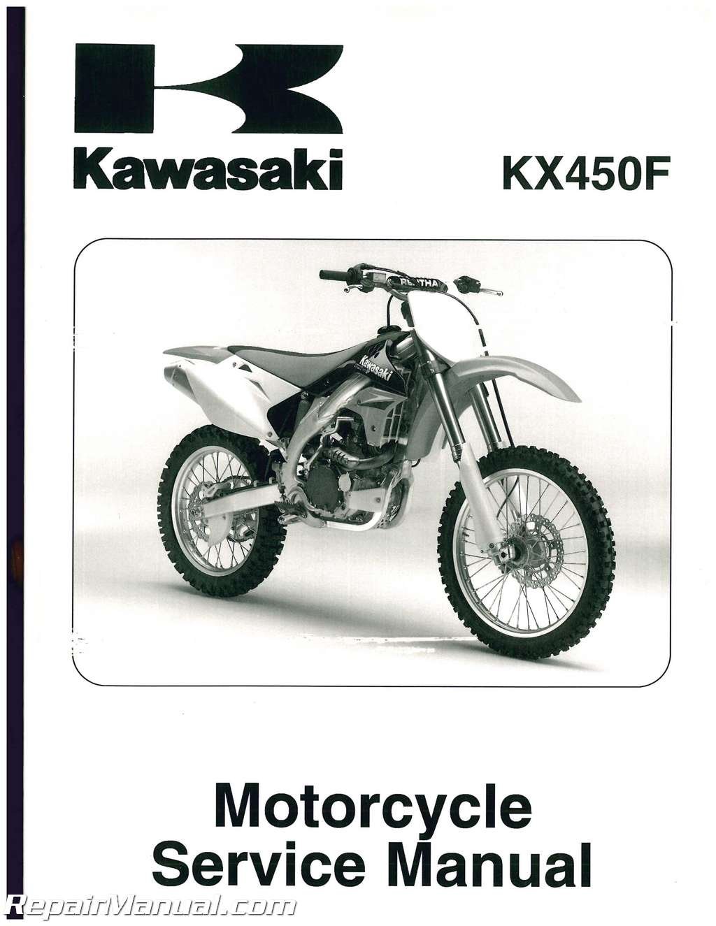 99924-1355-02 2006 - 2007 Kawasaki KX450F Motorcycle Service Manual  Paperback – 2004