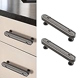 CcHhyyt 6 Pack Leather Cabinet Handle Pulls