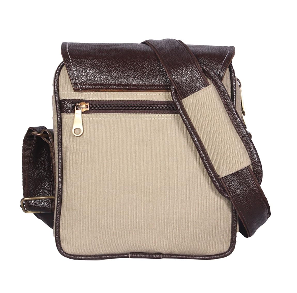 handcuffs men's shoulder bag (brown) ()