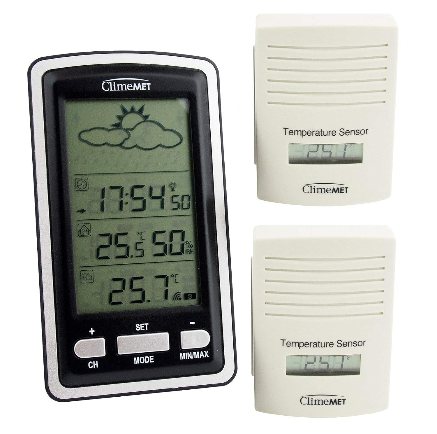ClimeMET CM7048 Digital Wireless Weather Station Now with Additional