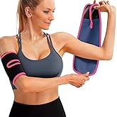 Donason Women's Arm Trimmers 2Pcs Adjustable Sweat Arm Shaper Bands Compression Workout Sleeves Sauna Wraps for Flabby Arms