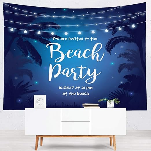 Amazon.com: Beach Wall Tapestry, Polyester/Thin Tapestry ...