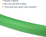 sourcing map Green Foam Grip Tubing 25mm ID 5mm Wall 0.5m Non-Slip Tool Fitness view 3