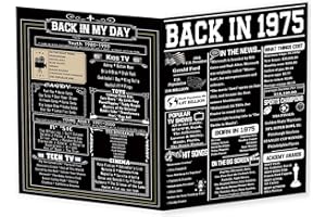 Asmallgf Large 50th Birthday Card Gift for Women Men, Best Fifty Years Old Bday Card for Mom Dad, Happy Turning 50 Birthday Gift Ideas for Godmother Godfather