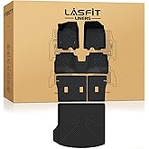 LASFIT Floor Mats & Cargo Liner for Chevrolet Chevy Equinox EV (Not Fit Gasoline) 2024 2025 2026, All Weather TPE Custom Fit Floor Mats for Car, Car Floor Mats Full Set for Chevy Equinox EV, Black