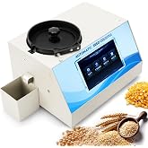 CGOLDENWALL Automatic Multi-functions Touchscreen Seeds Counter Machine With Data Storage, Adjustable Speed/Brightness, High Precision Counting for Various Shapes Cereals Seeds (Clearance Adjustment)