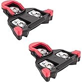 Bike Cleats Compatible with Shimano SPD-SL - Adjustable 0, 2,6 Degree Float System for Ultimate Stability and Power Transfer - Durable Bicycle Cleats for Road and Indoor Cycling Shoes