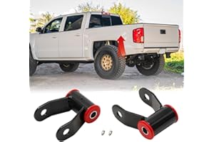 ATRACYPART Lift Shackle Kit, 1-1.5" Rear Lift, Fits Silverado & Sierra 1988-2018 Chevy & GMC 1500 2wd 4wd Truck, Suspension Leaf Shackles, Replaces# 710515