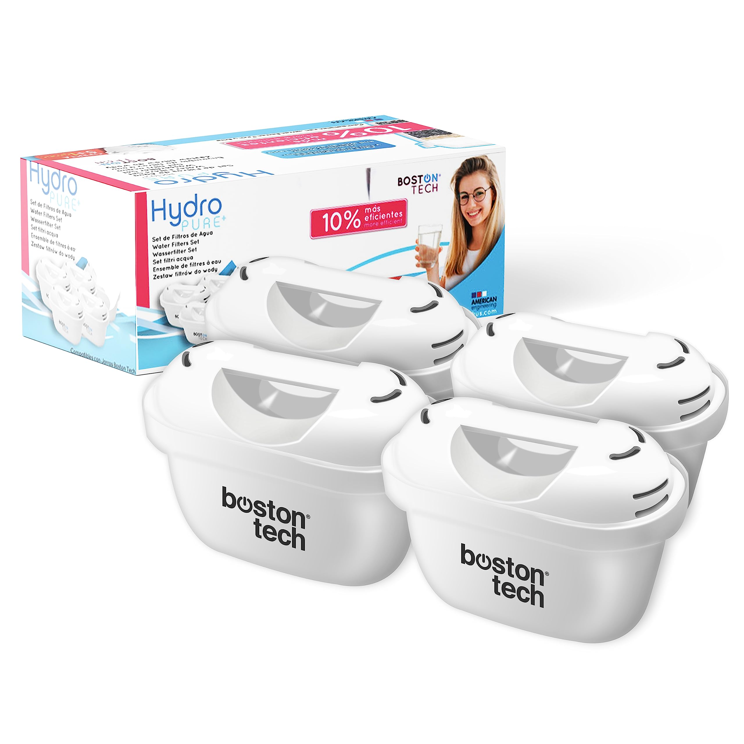 Boston Tech HK102 Filter Cartridge, Bamboo, White