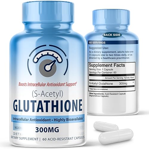 S Acetyl L Glutathione 300mg 60 Acid Resistant Capsules High S Acetyl L Glutathione 300mg 60 Acid Resistant Capsules High