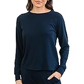 Cozy Earth Women's Pullover Crew - Made from Viscose from Bamboo, Ultra-Soft, Temperature Regulating