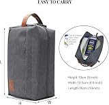 KK Water Resistant Hanging Toiletry Travel Bag Blue Large Capacity view 4