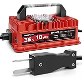 EPOWREY 18 Amp 36 Volt Golf Carts Battery Charger for EZGO & Yamaha with Crowfoot Plug
