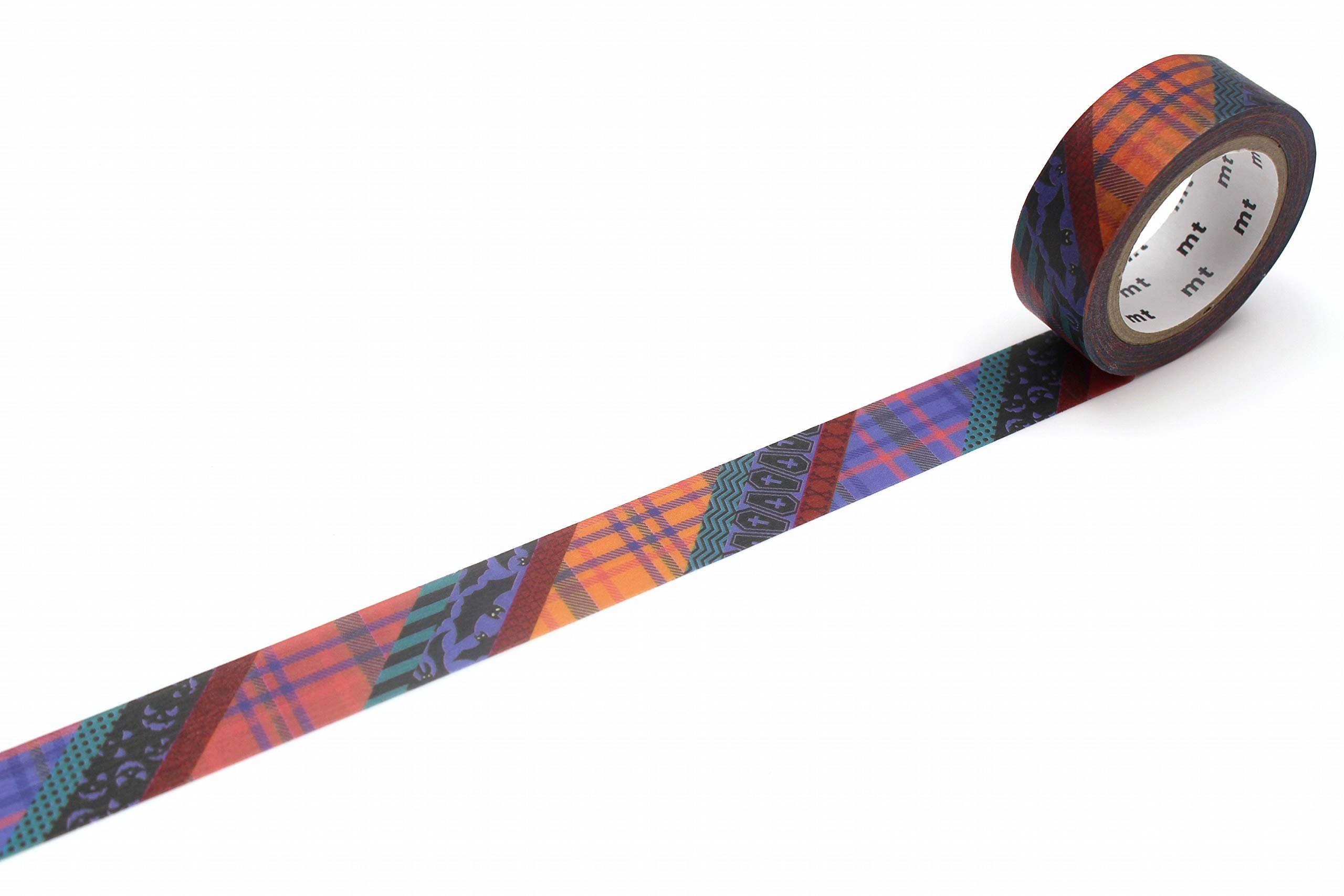 MT 'Halloween Check Stripe' - Washi Masking Tape - 1 roll