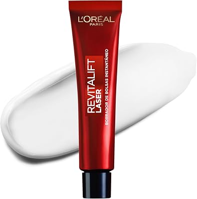 L'Oréal Paris Revitalift Laser Instant Bag Eraser. Esvazia e suaviza o Eye Bag em 15 minutos*. Corretor de olhos. Olhar firme e rejuvenescido. Contorno Ocular para Homens e Mulheres.15ml