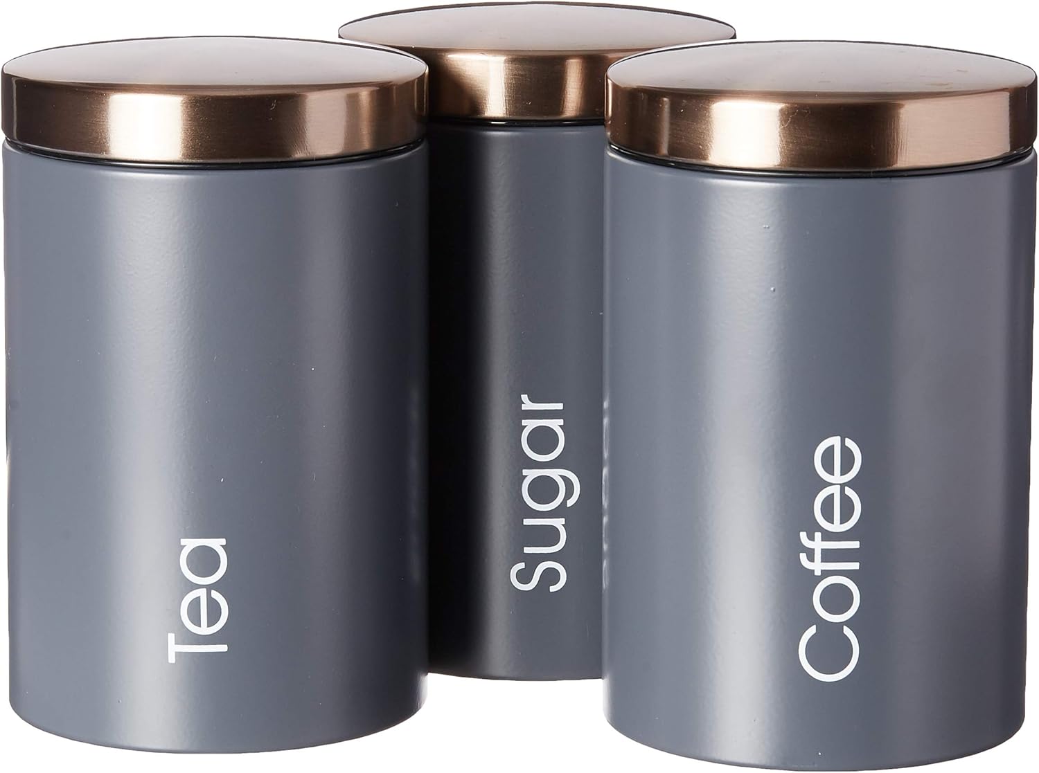 red tea coffee sugar canisters argos