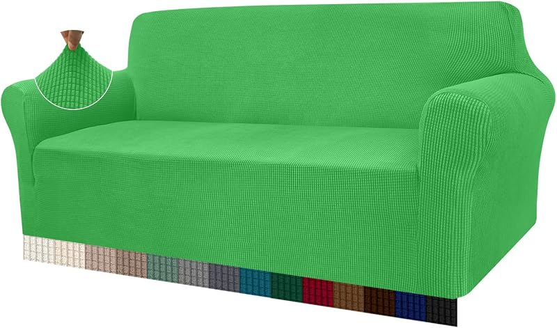 Granbest 3 Seater Sofa Cover Navy Blue Spandex Jacquard Non Slip