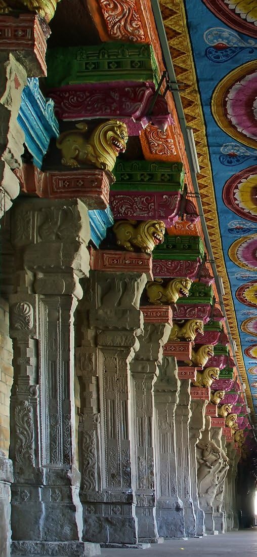 PeelitStickit Hindu Temple, Wallpaper Design, Wall Mural ID-004, vinyl, Multi-colour