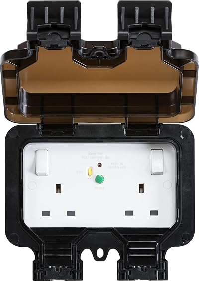 Knightsbridge RCD Switched Socket Type A Outdoor IP66