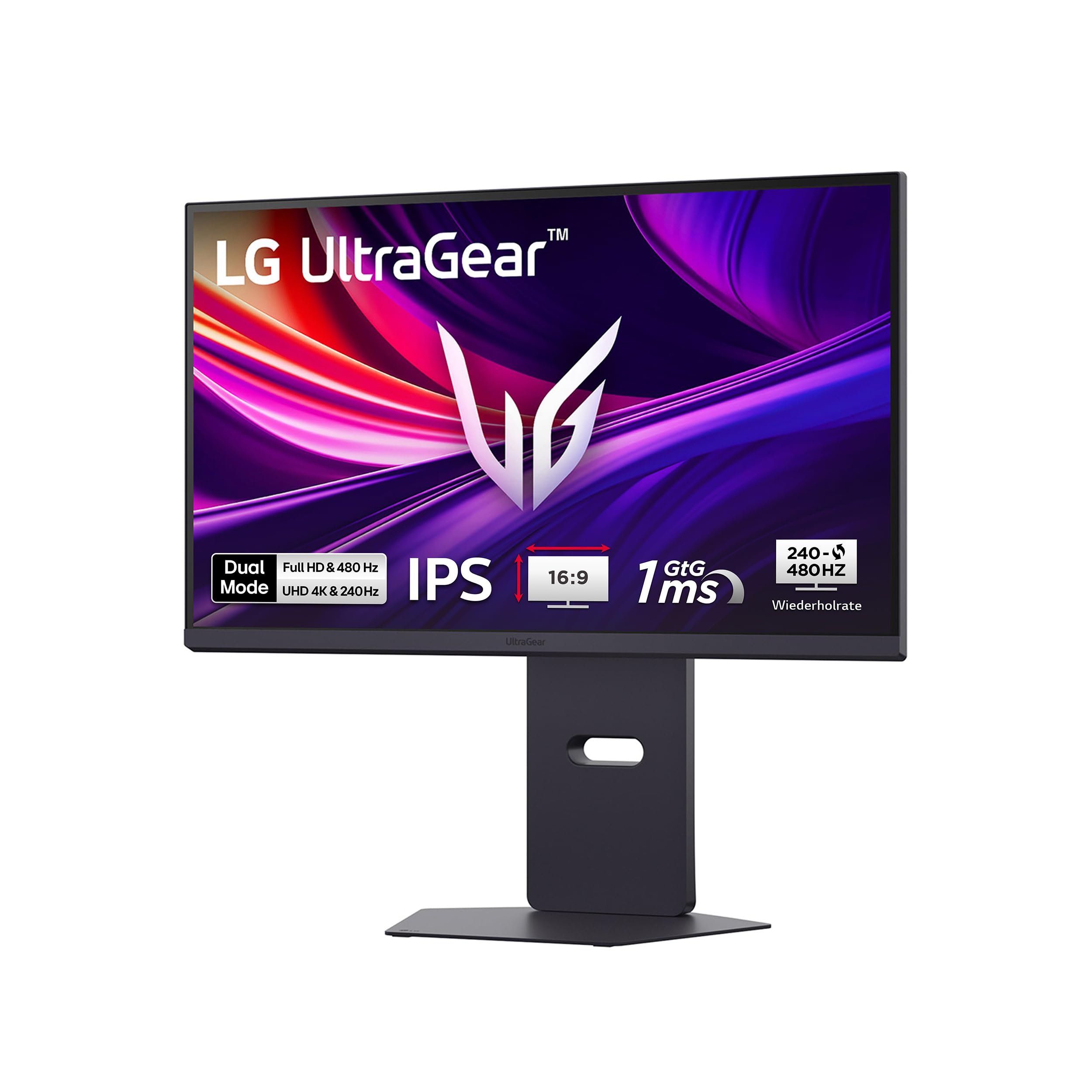 LG Ultragear™ 27G850A-B.AEU (27 Zoll) 4K UHD IPS Gaming-Monitor, 240Hz/480Hz, AMD FreeSync™, DisplayHDR™ 600, 2X HDMI 2.1, DisplayPort 2.1, Schwarz