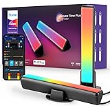 Govee Flow Plus Smart LED Light Bars, Work with Alexa and Google Assistant, Gaming Lights, RGBICWW WiFi TV Backlights with Sc