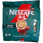 Nescafe 3 In 1 Strong Intense &amp; Rich Instant Coffee 25 Sachet Powder (25 X 18Gm), 450Gm